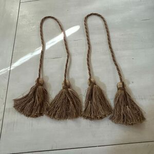 2 Tasseled Tiebacks